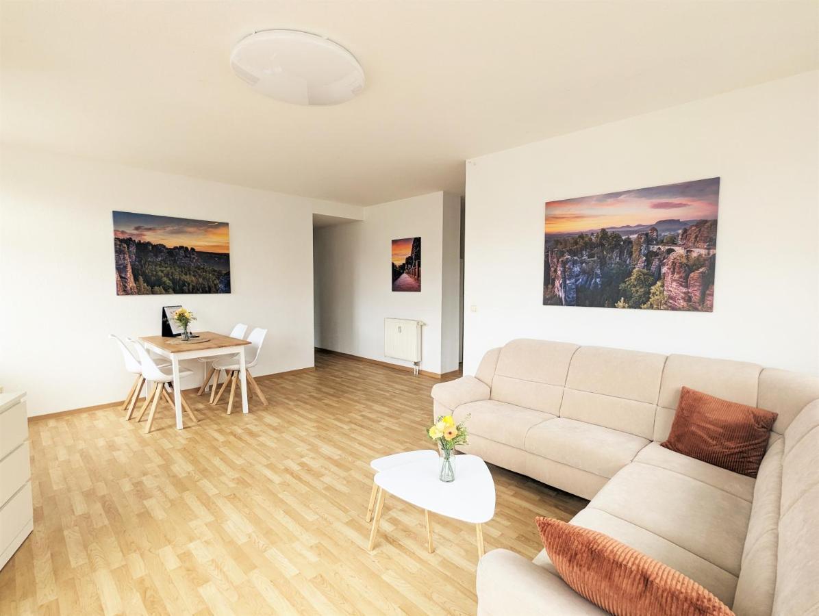 Lichtdurchflutete Helle Wohnung Mit Garten Sauna & Pool - Hw3 Sebnitz Exterior photo