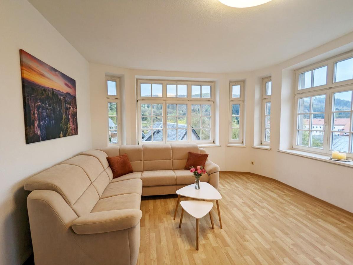 Lichtdurchflutete Helle Wohnung Mit Garten Sauna & Pool - Hw3 Sebnitz Exterior photo