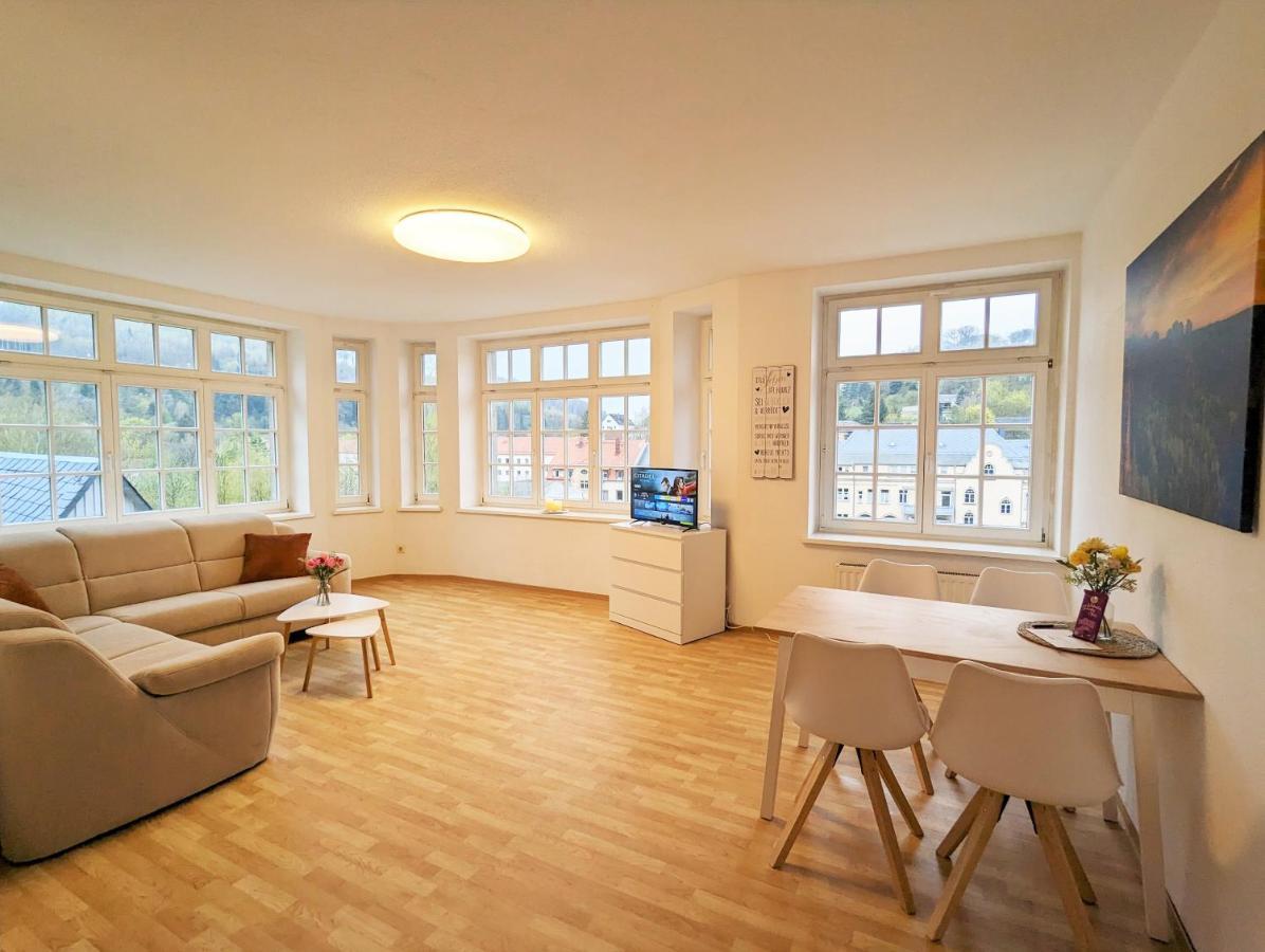 Lichtdurchflutete Helle Wohnung Mit Garten Sauna & Pool - Hw3 Sebnitz Exterior photo
