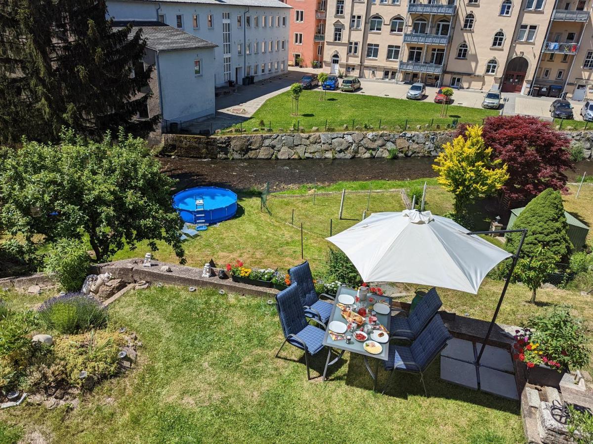 Lichtdurchflutete Helle Wohnung Mit Garten Sauna & Pool - Hw3 Sebnitz Exterior photo