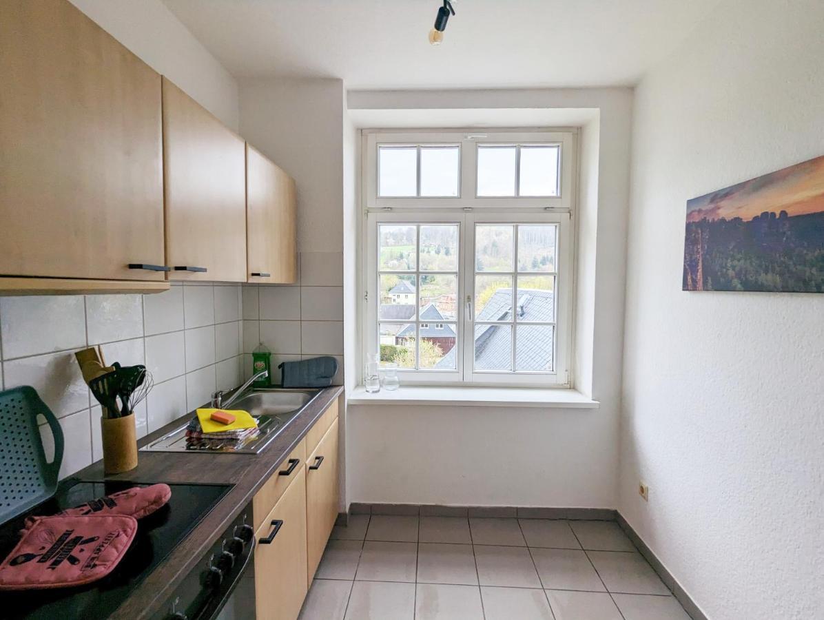 Lichtdurchflutete Helle Wohnung Mit Garten Sauna & Pool - Hw3 Sebnitz Exterior photo